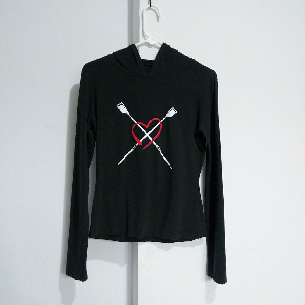Jonano knit top hoodie
SIZE L run small